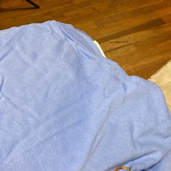 3XL men’s 100% cotton vintage never worn Blue Caribbean motif T-shirt - Picture 5 of 5